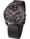  Shop Authentic Tissot T Classic PR 100 Chronograph Anthracite Black Dial Black Mesh Bracelet Watch For Men - T101.417.23.061.00 - Luxxuri