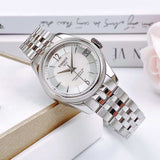  Shop Authentic Tissot Ballade Powermatic 80 Automatic Mother of Pearl Dial Silver Steel Strap Watch For Women - T108.208.11.117.00 - Luxxuri