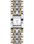 Tissot T Classic Everytime Small White Dial Two Tone Mesh Bracelet Watch For Women - T109.210.22.031.00
