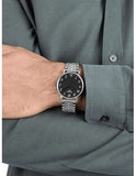  Shop Authentic Tissot T Classic Everytime Quartz Black Dial Silver Steel Strap Watch for Men - T109.410.11.072.00 - Luxxuri