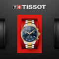  Shop Authentic Tissot Chrono XL Classic Blue Dial Two Tone Steel Strap Watch for Men - T116.617.22.041.00 - Luxxuri