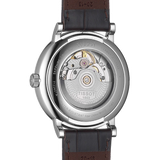  Shop Authentic Tissot T-Classic Powermatic 80 Silver Dial Brown Leather Strap Watch For Men - T122.407.16.031.00 - Luxxuri