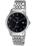  Shop Authentic Tissot T Classic Powermatic 80 Black Dial Silver Steel Strap Watch For Men - T41.1.483.52 - Luxxuri