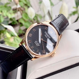  Shop Authentic Tissot T Classic Le Locle Automatic Black Dial Black Leather Strap Watch For Men - T41.5.423.53 - Luxxuri