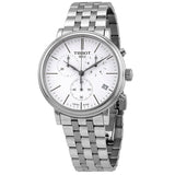  Shop Authentic Tissot Carson Premium White Dial Silver Steel Strap Watch For Men - T122.417.11.011.00 - Luxxuri