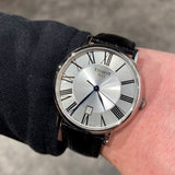  Shop Authentic Tissot Carson Premium Silver Dial Black Leather Strap Watch For Men - T122.410.16.033.00 - Luxxuri