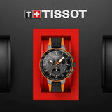  Shop Authentic Tissot T Race Cycling Chronograph Black Dial Two Tone Rubber Strap Watch For Men - T111.417.37.441.04 - Luxxuri