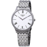  Shop Authentic Tissot T Classic Tradition 5.5 White Dial Watch For Men - T063.409.11.018.00 - Luxxuri