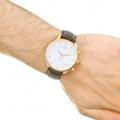  Shop Authentic Tissot T Classic Tradition Chronograph White Dial Brown Leather Strap Watch For Men - T063.617.36.037.00 - Luxxuri