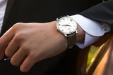  Shop Authentic Tissot T Classic Tradition Silver Dial Brown Leather Strap Watch For Men - T063.610.16.038.00 - Luxxuri