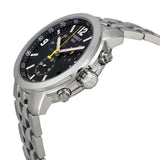  Shop Authentic Tissot PRC 200 Chronograph Black Dial Stainless Steel Watch For Men - T0554171105700 - Luxxuri