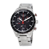  Shop Authentic Tissot T Sport PRS 516 Chronograph Black Dial Silver Steel Strap Watch For Men - T100.417.11.051.01 - Luxxuri