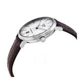  Shop Authentic Tissot T-Classic Powermatic 80 Silver Dial Brown Leather Strap Watch For Men - T122.407.16.031.00 - Luxxuri