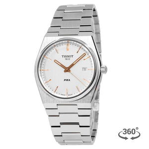  Shop Authentic Tissot PRX Quartz Silver Dial Silver Steel Strap Watch for Men - T137.410.11.031.00 - Luxxuri