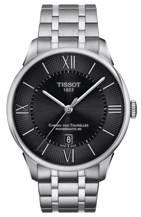  Shop Authentic Tissot Chemin Des Tourelles Powermatic 80 Black Dial Silver Steel Strap Watch For Men - T099.407.11.058.00 - Luxxuri