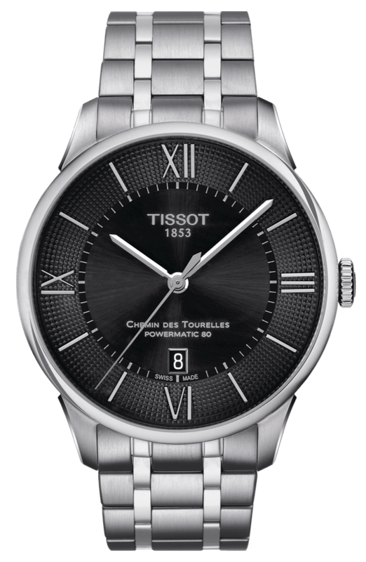  Shop Authentic Tissot Chemin Des Tourelles Powermatic 80 Black Dial Silver Steel Strap Watch For Men - T099.407.11.058.00 - Luxxuri