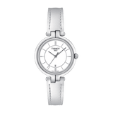  Shop Authentic Tissot T Lady Flamingo White Dial White Leather Strap Watch For Women - T094.210.16.011.00 - Luxxuri
