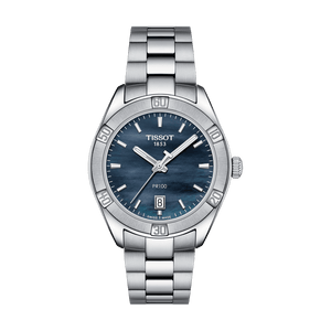  Shop Authentic Tissot PR 100 Sport Chic Mother of Pearl Dial Watch For Women - T101.910.11.121.00 - Luxxuri