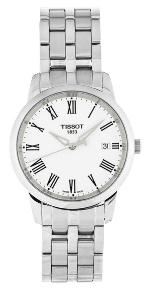  Shop Authentic Tissot T Classic Dream White Dial Silver Steel Strap Watch for Men - T033.410.11.013.01 - Luxxuri