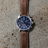  Shop Authentic Tissot Chrono XL Vintage Blue Dial Brown Leather Strap Watch For Men - T116.617.16.042.00 - Luxxuri