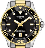  Shop Authentic Tissot Seastar 1000 Black Dial Two Tone Steel Strap Watch for Women - T120.210.22.051.00 - Luxxuri