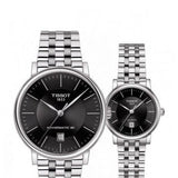  Shop Authentic Tissot T Classic Carson Premium Automatic Lady Black Dial Silver Steel Strap Watch for Women - T122.207.11.051.00 - Luxxuri
