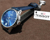  Shop Authentic Tissot Chemin Des Tourelles Powermatic 80 Lady Blue Dial Blue Leather Strap Watch For Women - T099.207.16.047.00 - Luxxuri