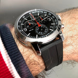  Shop Authentic Tissot PRC 200 Chronograph Black Dial Black Rubber Strap Watch for Men - T114.417.17.057.00 - Luxxuri