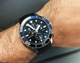  Shop Authentic Tissot Seastar 1000 Chronograph Black Dial Black Rubber Strap Watch For Men - T120.417.17.051.02 - Luxxuri