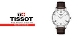  Shop Authentic Tissot T Classic Tradition 5.5 Quartz White Dial Brown Leather Strap Watch For Men - T063.409.16.018.00 - Luxxuri