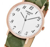  Shop Authentic Tissot T Classic Everytime White Dial Green Nylon Strap Watch for Men - T109.610.38.032.00 - Luxxuri