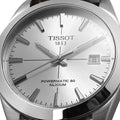  Shop Authentic Tissot Gentleman Powermatic 80 Silicium Silver Dial Brown Leather Strap Watch For Men - T127.407.16.031.01 - Luxxuri