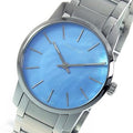  Shop Authentic Calvin Klein City Mother of Pearl Blue Dial Silver Steel Strap Watch for Women - K2G2314X - Luxxuri