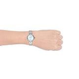  Shop Authentic Emporio Armani Mother of Pearl Dial Silver Steel Strap Watch For Women - AR11235 - Luxxuri