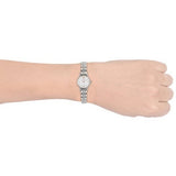  Shop Authentic Emporio Armani Gianni T Bar Quartz Silver Dial Silver Steel Strap Watch For Women - AR1935 - Luxxuri