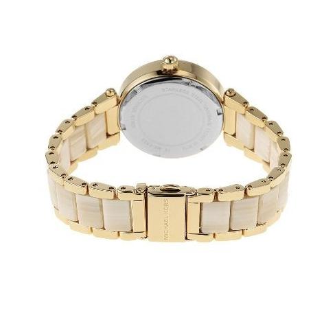  Shop Authentic Michael Kors Parker Analog Gold Dial Gold Steel Strap Watch For Women - MK6833 - Luxxuri
