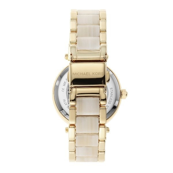  Shop Authentic Michael Kors Parker Analog Gold Dial Gold Steel Strap Watch For Women - MK6833 - Luxxuri