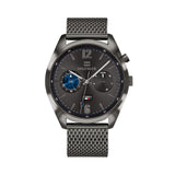  Shop Authentic Tommy Hilfiger Deacon Multifunction Black Dial Black Mesh Bracelet Watch for Men - 1791546 - Luxxuri