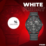  Shop Authentic Tommy Hilfiger Brad Chronograph Quartz Grey Dial Grey Leather Strap Watch For Men - 1710388 - Luxxuri