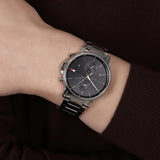  Shop Authentic Tommy Hilfiger Daniel Black Dial Silver Steel Strap Watch for Men - 1710413 - Luxxuri