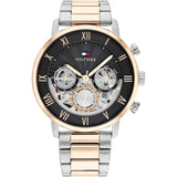  Shop Authentic Tommy Hilfiger Legend Chronograph Black Dial Two Tone Steel Strap Watch For Men - 1710570 - Luxxuri
