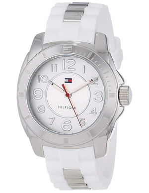  Shop Authentic Tommy Hilfiger K2 White Dial White Rubber Strap Watch for Women - 1781306 - Luxxuri