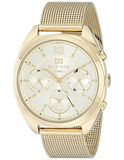  Shop Authentic Tommy Hilfiger Mia Gold Dial Gold Mesh Bracelet Watch for Women - 1781488 - Luxxuri