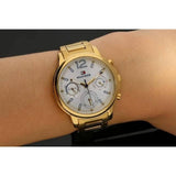  Shop Authentic Tommy Hilfiger Claudia White Dial Gold Steel Strap Watch for Women - 1781742 - Luxxuri