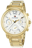  Shop Authentic Tommy Hilfiger Claudia White Dial Gold Steel Strap Watch for Women - 1781742 - Luxxuri