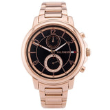  Shop Authentic Tommy Hilfiger Claudia Black Dial Rose Gold Steel Strap Watch for Women - 1781820 - Luxxuri