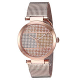  Shop Authentic Tommy Hilfiger Lynn Crystals Rose Gold Dial Rose Gold Mesh Strap Watch For Women - 1781868 - Luxxuri