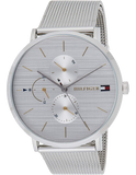  Shop Authentic Tommy Hilfiger Jenna Quartz Silver Dial Silver Mesh Bracelet Watch For Women - 1781942 - Luxxuri