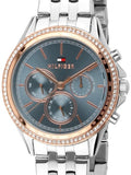  Shop Authentic Tommy Hilfiger Ari Diamonds Blue Dial Silver Steel Strap Watch for Women - 1781976 - Luxxuri