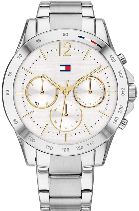  Shop Authentic Tommy Hilfiger Haven Multifunction Chronograph White Dial Silver Steel Strap Watch For Women - 1782194 - Luxxuri